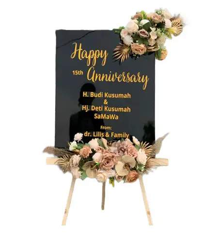 Papan Bunga Akrilik Pinggirpapas